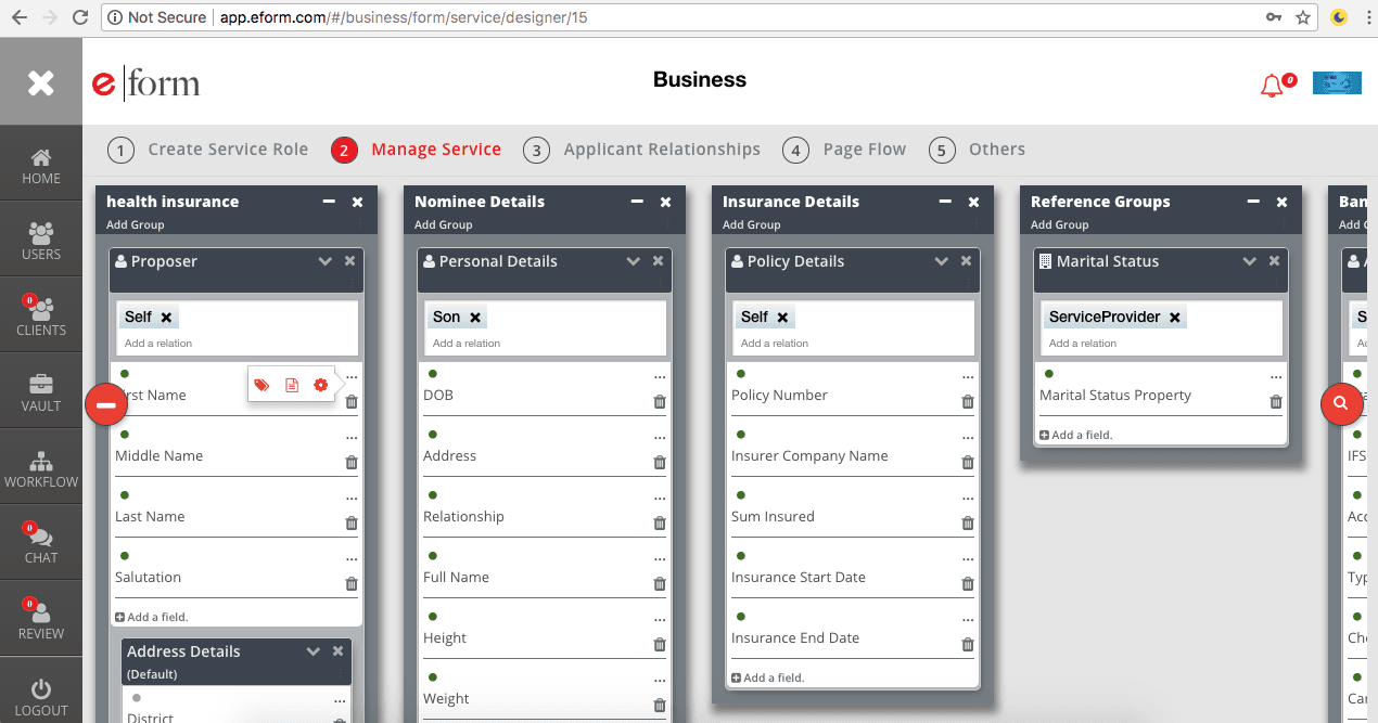 Eform – Government E-Application Platform