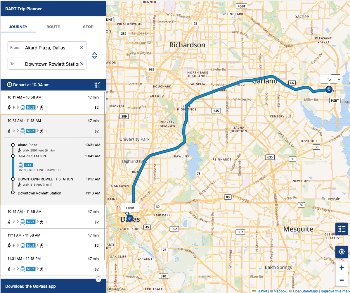 Interactive Travel Planner